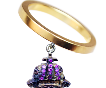 Кольцо с подвеской «корона империи» Gather Luck